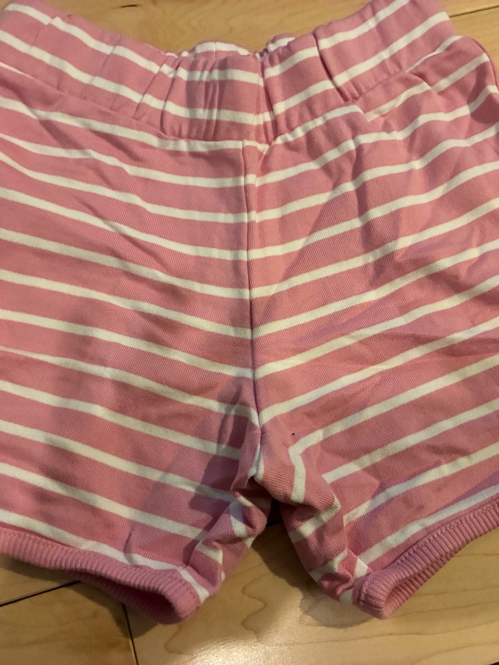 Hanna Andersson Pink and White Striped Kids Shorts